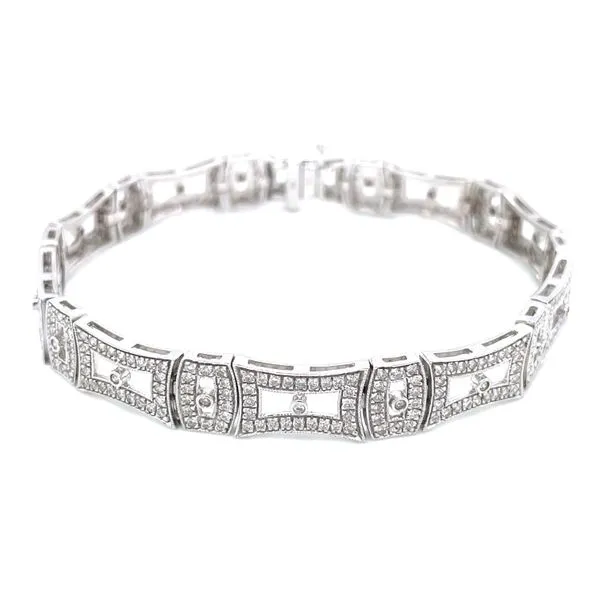 Vintage Reproduction Diamond Bracelet Image 3 Bryan Jewelry Prattville, AL