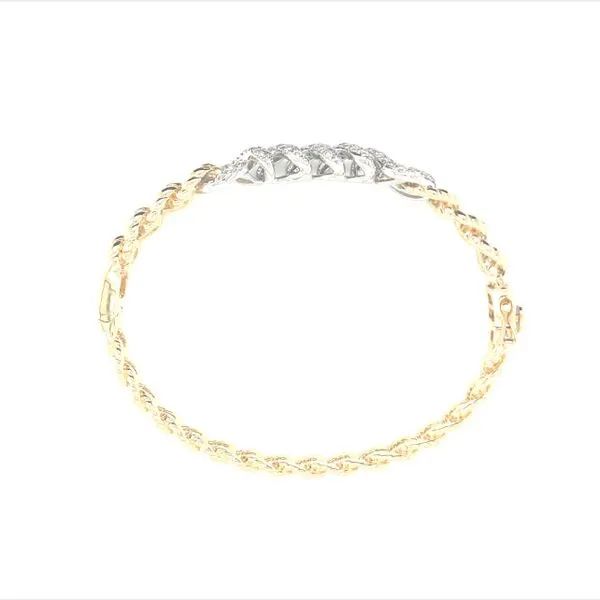 Ribbons of Diamond Bangle Image 4 Bryan Jewelry Prattville, AL