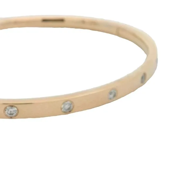 14KY Bangle with .50ctw in diamonds Image 2 Bryan Jewelry Prattville, AL