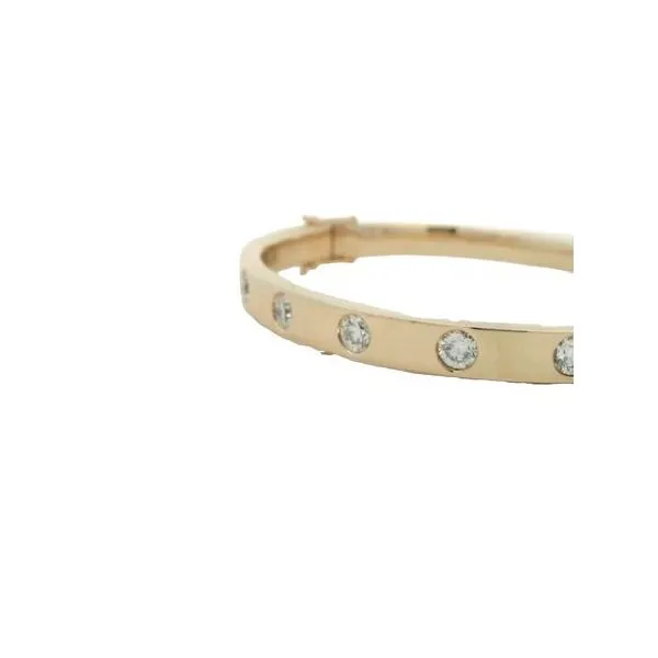 2ct Diamond Bangle Bracelet in 14ky Image 2 Bryan Jewelry Prattville, AL