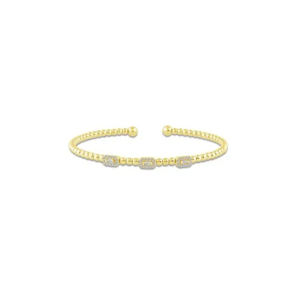 Flexible 1/4ctw Diamond Cuff Bracelet Bryan Jewelry Prattville, AL