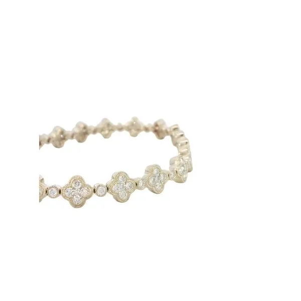Diamond Cloverleaf Bracelet Image 3 Bryan Jewelry Prattville, AL