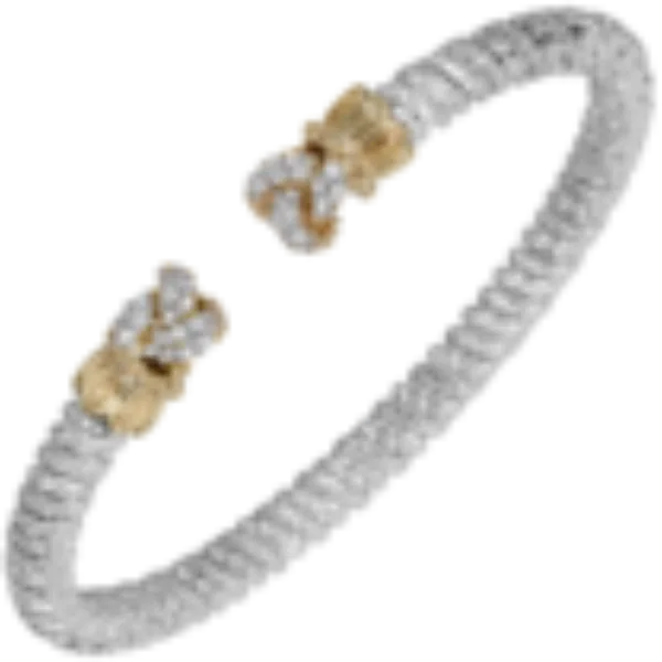 Vahan Pave' Set Diamond Knot Cuff Bryan Jewelry Prattville, AL