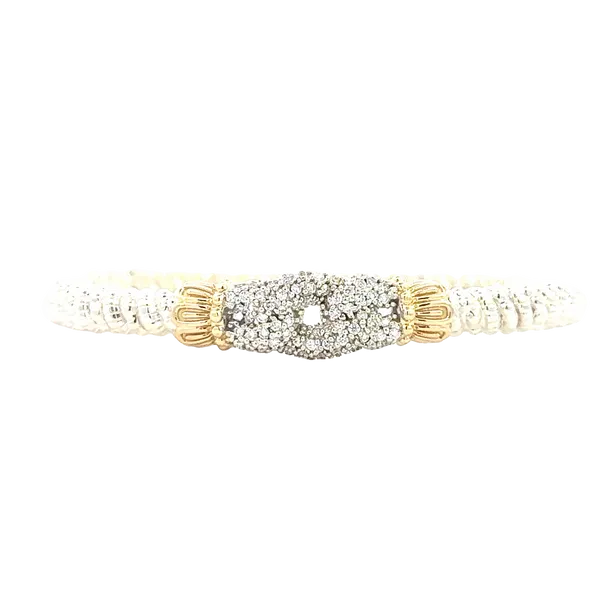 Vahan Interlocking Pave' Set Bangle Bryan Jewelry Prattville, AL