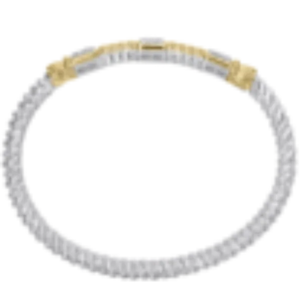 Vahan 3 Diamond Station Bangle Image 2 Bryan Jewelry Prattville, AL