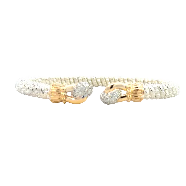 Vahan Polished & Pave' Cuff Bryan Jewelry Prattville, AL