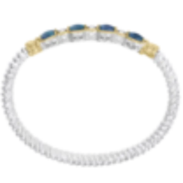 Vahan London Blue Topaz & Diamond Bangle Image 2 Bryan Jewelry Prattville, AL