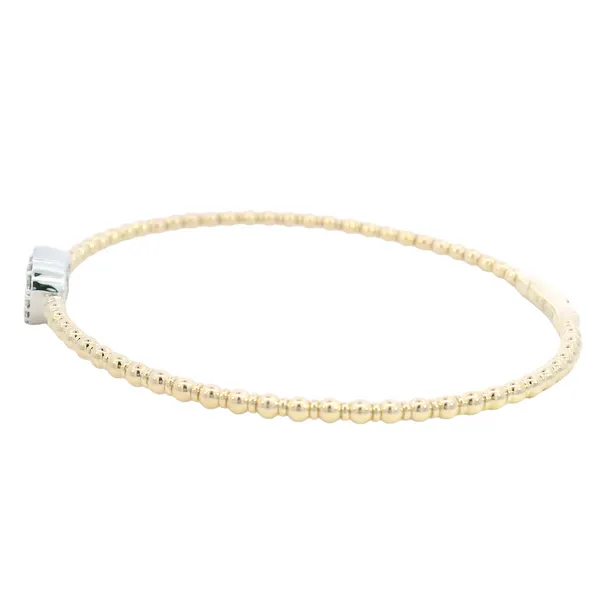 Diamond Flexi Bangle Bracelet in 14ky Image 3 Bryan Jewelry Prattville, AL