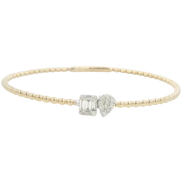 Diamond Flexi Bangle Bracelet in 14ky Bryan Jewelry Prattville, AL