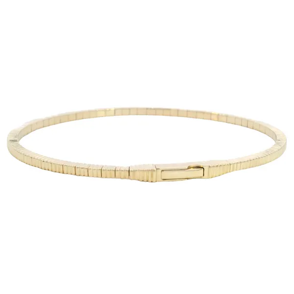 Diamond bangle bracelet in 14ky Image 2 Bryan Jewelry Prattville, AL