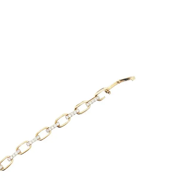 14ky 3/4ctw Diamond Link Bracelet Bryan Jewelry Prattville, AL