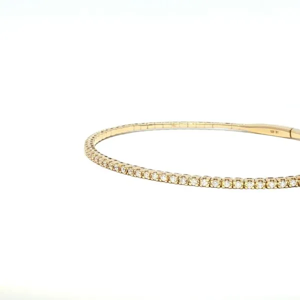 14ky Tennis Bangle- 1/2ctw Image 2 Bryan Jewelry Prattville, AL