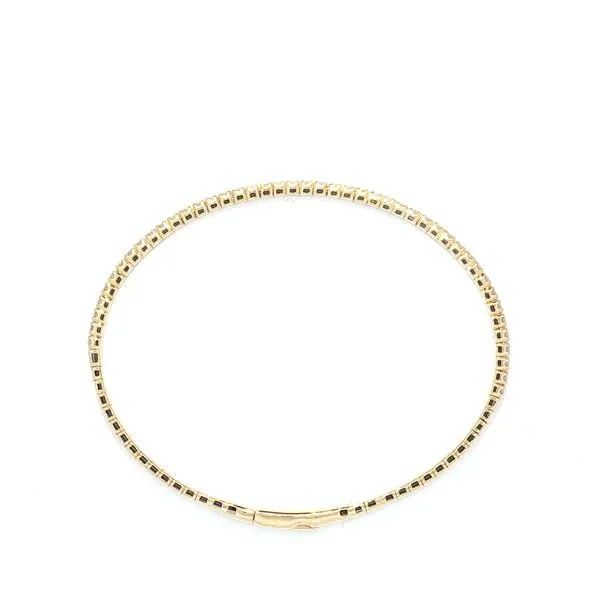 14ky Tennis Bangle- 1/2ctw Image 4 Bryan Jewelry Prattville, AL