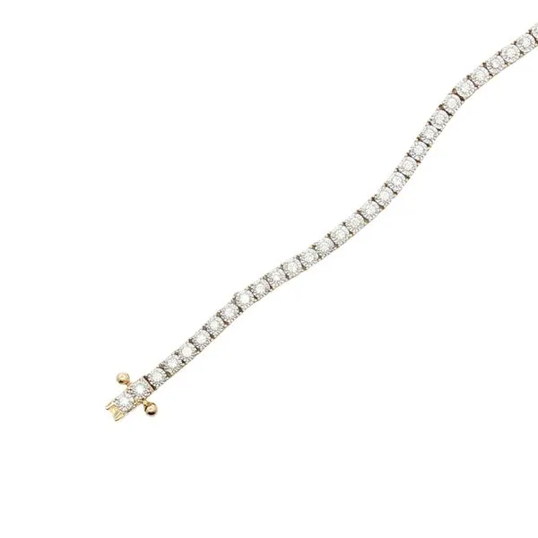 14ky 3/4ctw Diamond Tennis Bracelet Image 3 Bryan Jewelry Prattville, AL