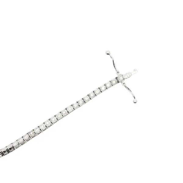 14kw 3/4ctw Diamond Tennis Bracelet Image 2 Bryan Jewelry Prattville, AL