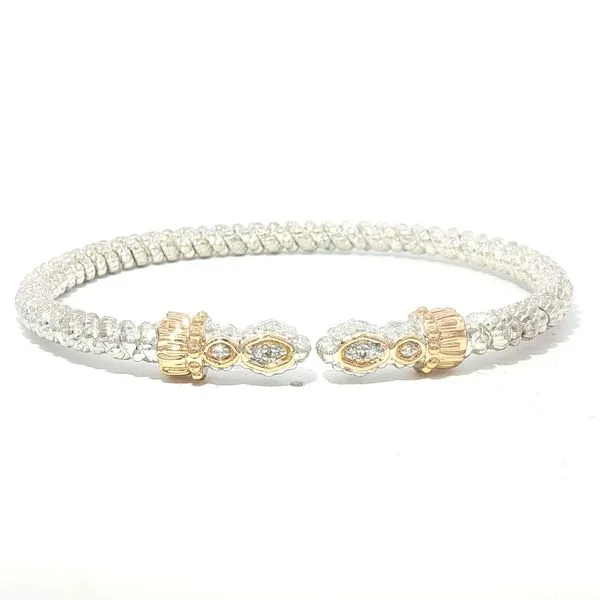 Vahan Diamond Bracelet in sterling silver & 14ky Bryan Jewelry Prattville, AL