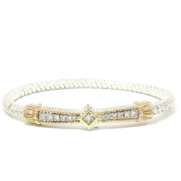 Vahan Diamond Bracelet in SS & 14ky Image 2 Bryan Jewelry Prattville, AL