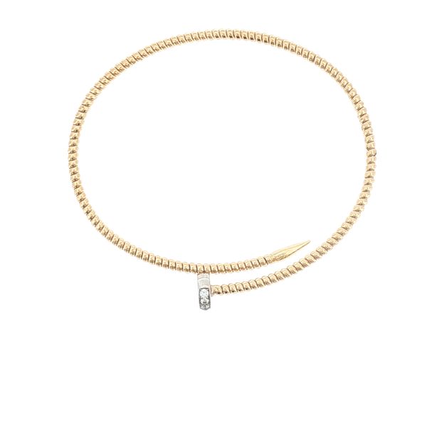 Bold Edge: Diamond Nail Bracelet Image 2 Bryan Jewelry Prattville, AL