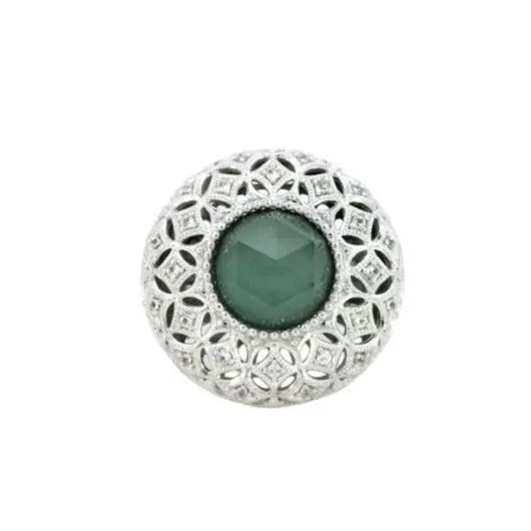 Green Onyx & White Sapphire Ring Bryan Jewelry Prattville, AL