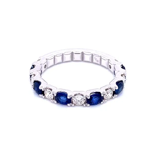 Celebrations Sapphire & Diamond Band. Image 2 Bryan Jewelry Prattville, AL