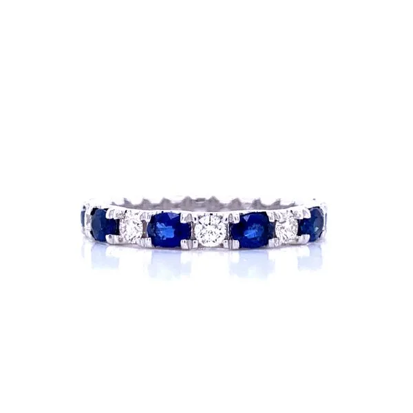 Celebrations Sapphire & Diamond Band. Image 3 Bryan Jewelry Prattville, AL
