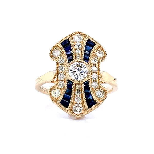 A Recipe for Success Sapphire Ring--in 14ky Image 2 Bryan Jewelry Prattville, AL