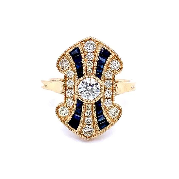 A Recipe for Success Sapphire Ring--in 14ky Image 4 Bryan Jewelry Prattville, AL