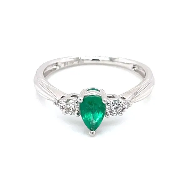 Portia in Emerald-14kw Image 3 Bryan Jewelry Prattville, AL