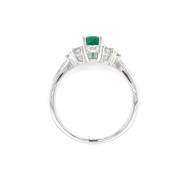 Portia in Emerald-14kw Image 4 Bryan Jewelry Prattville, AL