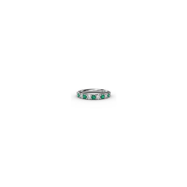Alternating Emerald & Diamond Band 3/4ctw Bryan Jewelry Prattville, AL