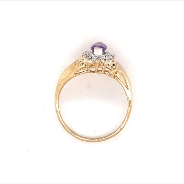 Marquise Amethyst Ring in 10ky- Previously Loved Image 5 Bryan Jewelry Prattville, AL
