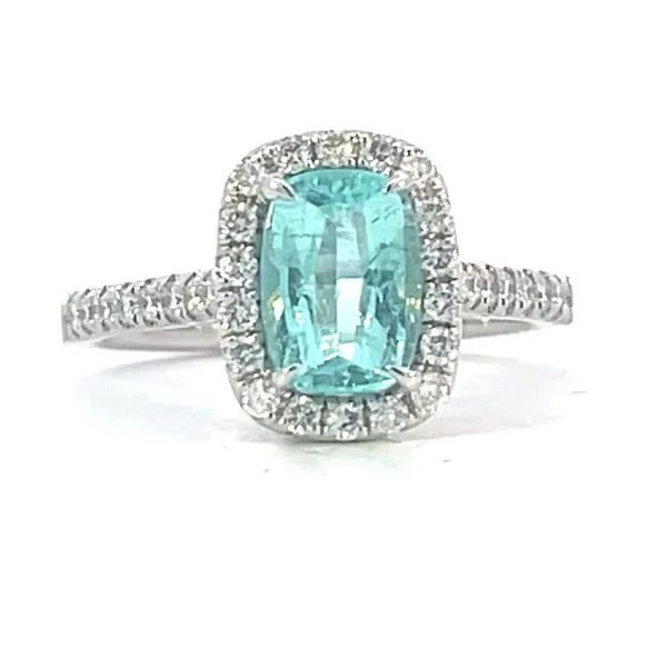 Paraiba Tourmaline & Diamond Ring Bryan Jewelry Prattville, AL