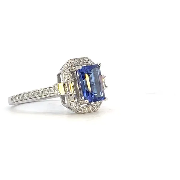 Tanzanite & diamond ring-1.60ct Tanzanite-.40ctw dia Image 2 Bryan Jewelry Prattville, AL