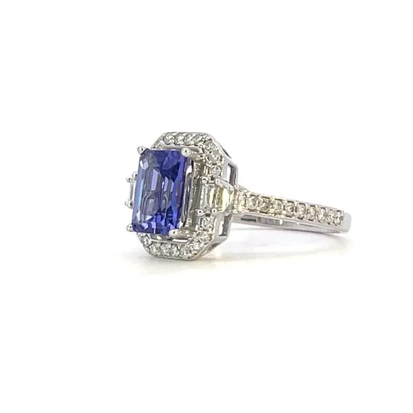 Tanzanite & diamond ring-1.60ct Tanzanite-.40ctw dia Image 3 Bryan Jewelry Prattville, AL