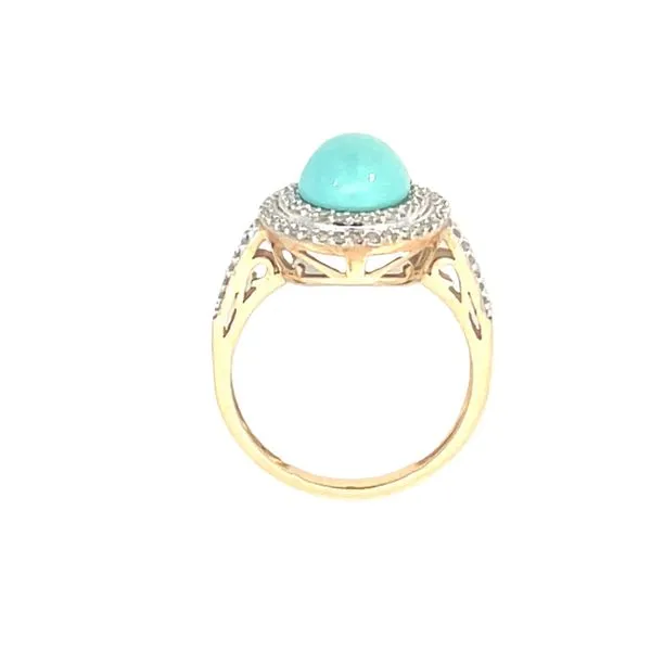 Sleeping Beauty Turquoise Ring Image 4 Bryan Jewelry Prattville, AL