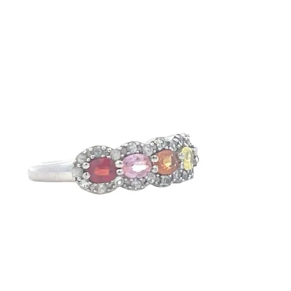 Previously Loved Rainbow ring- sterling silver Image 2 Bryan Jewelry Prattville, AL