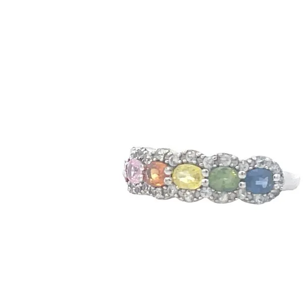 Previously Loved Rainbow ring- sterling silver Image 3 Bryan Jewelry Prattville, AL