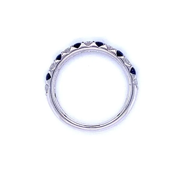 Alternating Sapphire & Diamond Band Image 2 Bryan Jewelry Prattville, AL