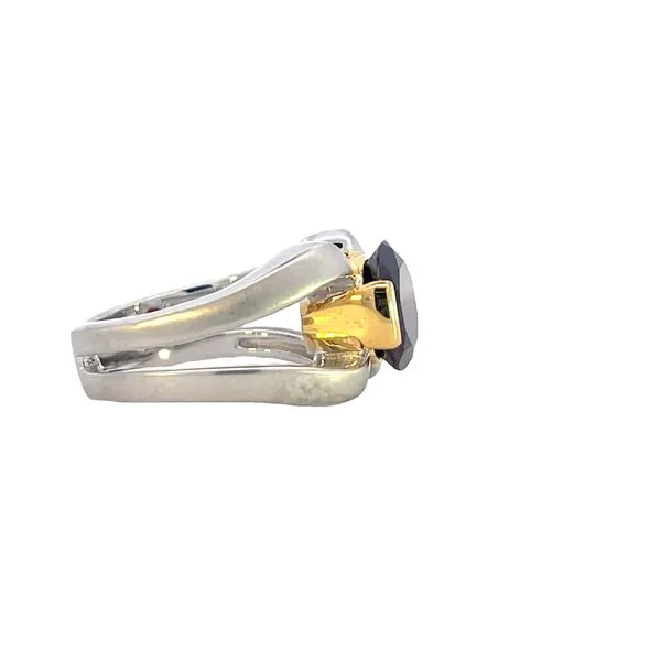Modern Classic Garnet Ring Image 4 Bryan Jewelry Prattville, AL