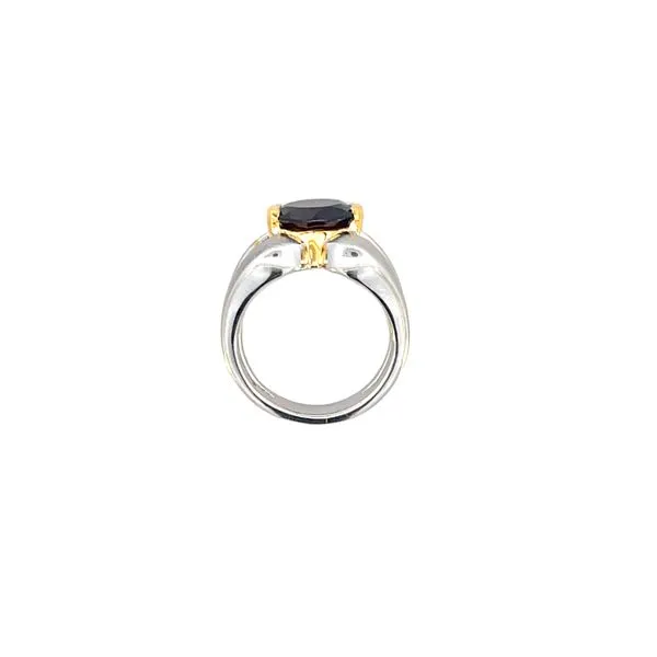 Modern Classic Garnet Ring Image 5 Bryan Jewelry Prattville, AL