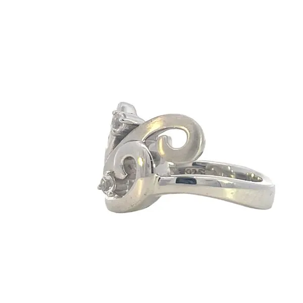 Joryel Vera Inspired by Nature Ring with White Topaz Image 4 Bryan Jewelry Prattville, AL