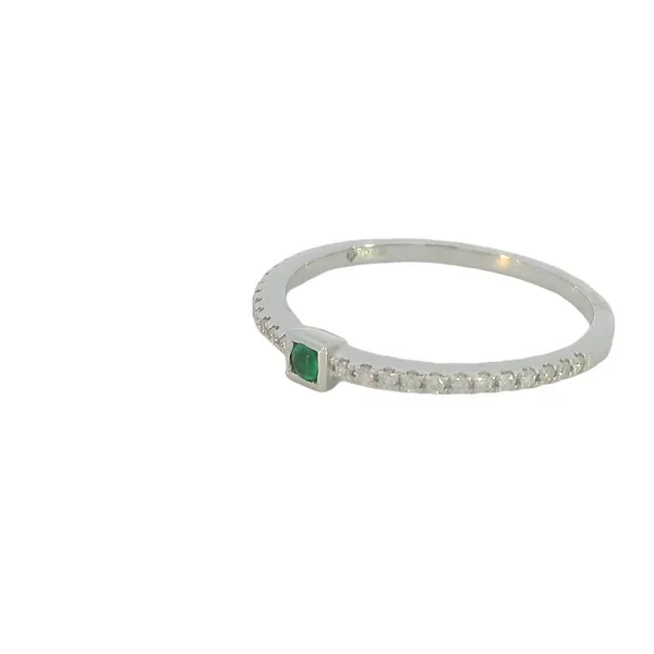 Focus on the Emerald Stackable - 14kw Image 2 Bryan Jewelry Prattville, AL