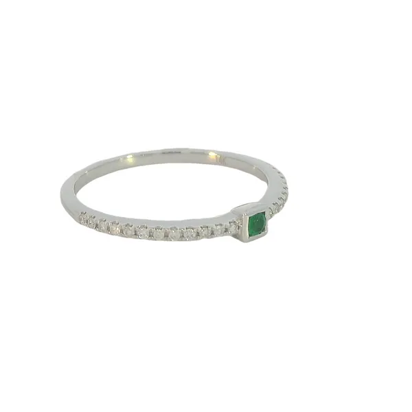 Focus on the Emerald Stackable - 14kw Image 3 Bryan Jewelry Prattville, AL