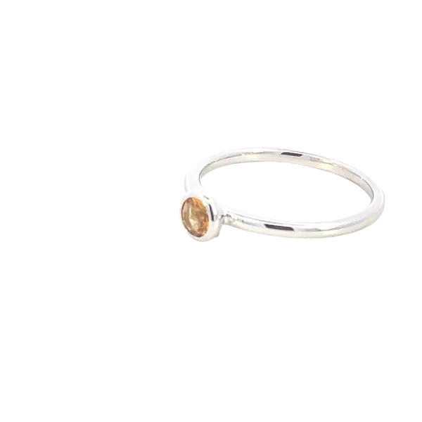 Bezel Set November Birthstone Ring-10kw Image 4 Bryan Jewelry Prattville, AL