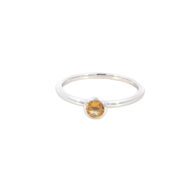 Bezel Set November Birthstone Ring-10kw Bryan Jewelry Prattville, AL