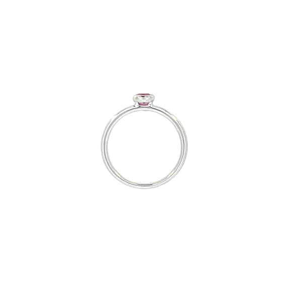 July Bezel Set Birthstone Ring-10kw Image 2 Bryan Jewelry Prattville, AL