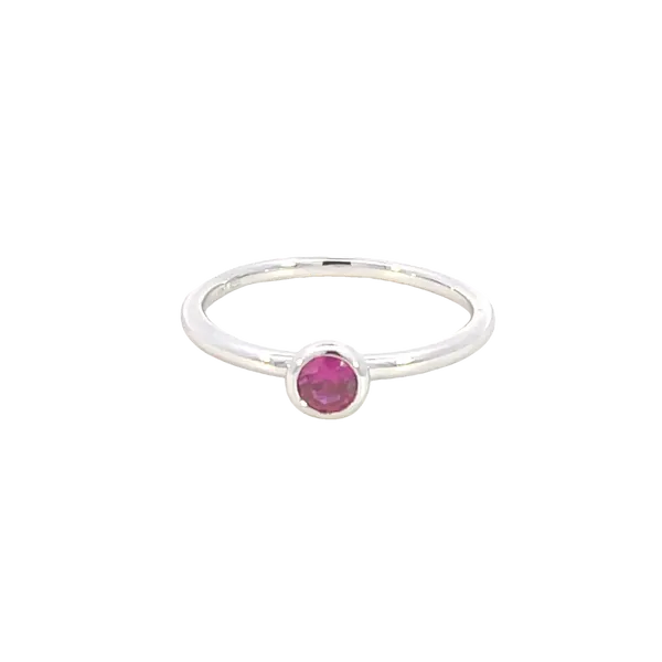 July Bezel Set Birthstone Ring-10kw Bryan Jewelry Prattville, AL