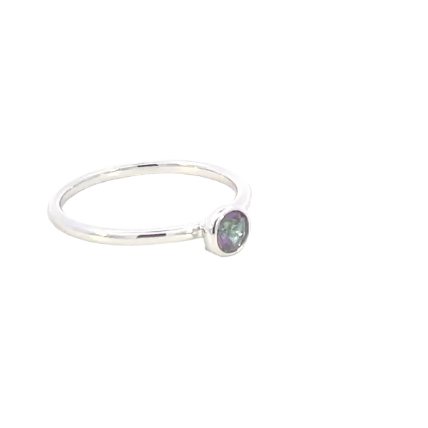 Bezel Set June Birthstone-10kw Image 5 Bryan Jewelry Prattville, AL
