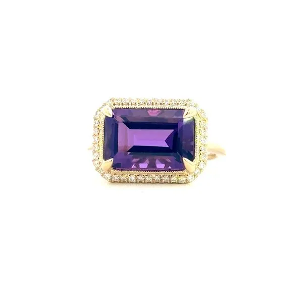 Gabriel Fashion-Lusso Color Collection Amethyst ring in 14ky Image 4 Bryan Jewelry Prattville, AL