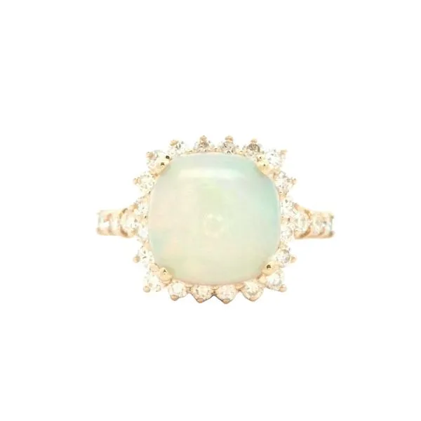 Opal & Diamond Ring -14ky Bryan Jewelry Prattville, AL